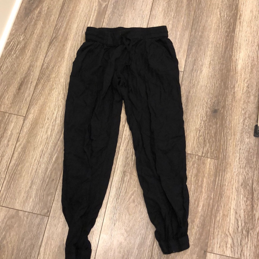 Black comfy joggers